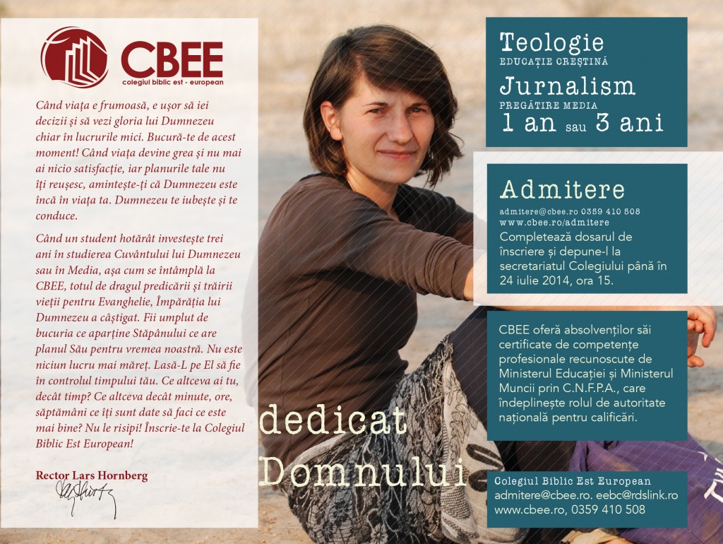 2014 admitere cbee Oradea 2014