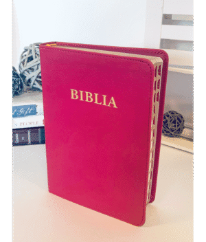 Biblie medie 057 PU - roz
