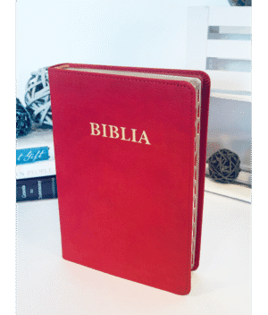 Biblie medie 057 PU - rosie